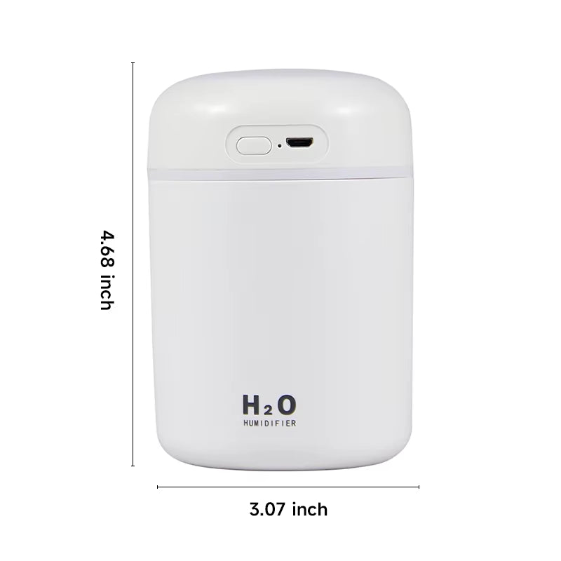 Mini Ultrasonic Air Humidifier Portable USB Aroma Diffuser Car Essential Oil Humidifier Home Scent Diffuser with LED Lights