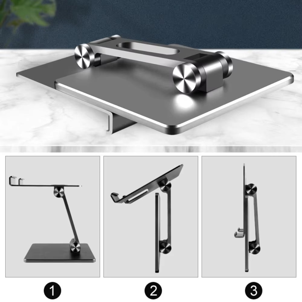 Practical anti Slip Tablet Stand Holder Foldable Adjustable Tablet Bracket Multifunctional 180° Rotating Phone Holder