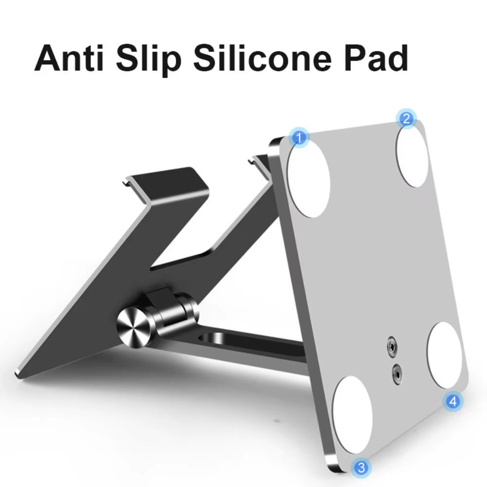 Practical anti Slip Tablet Stand Holder Foldable Adjustable Tablet Bracket Multifunctional 180° Rotating Phone Holder
