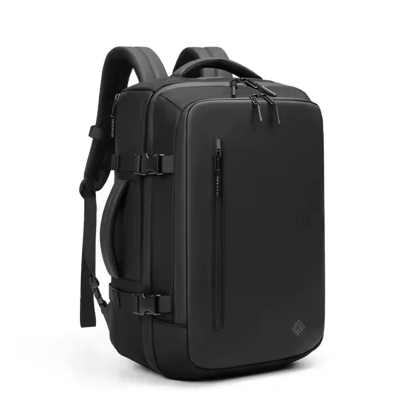 Travel Men Expanded 17.3 Inch Laptop Backpack Vacuum Compression Backpack Carry on Airback Airline Approved Luggage Storage Bag