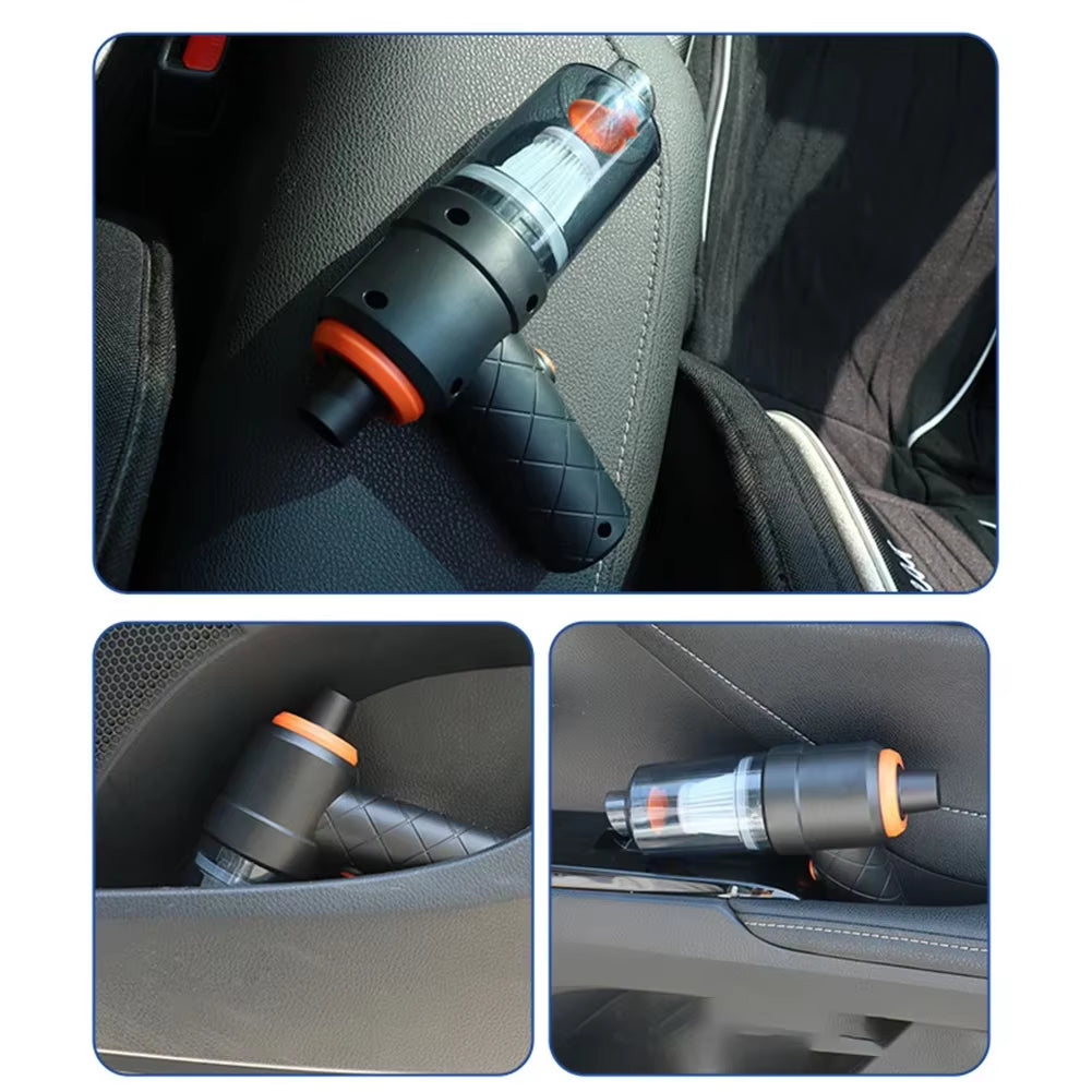Wireless Car Vacuum Cleaner 6000Pa Cordless Handheld Auto Vacuum High-Power Vacuum Cleaner for Home Office Car