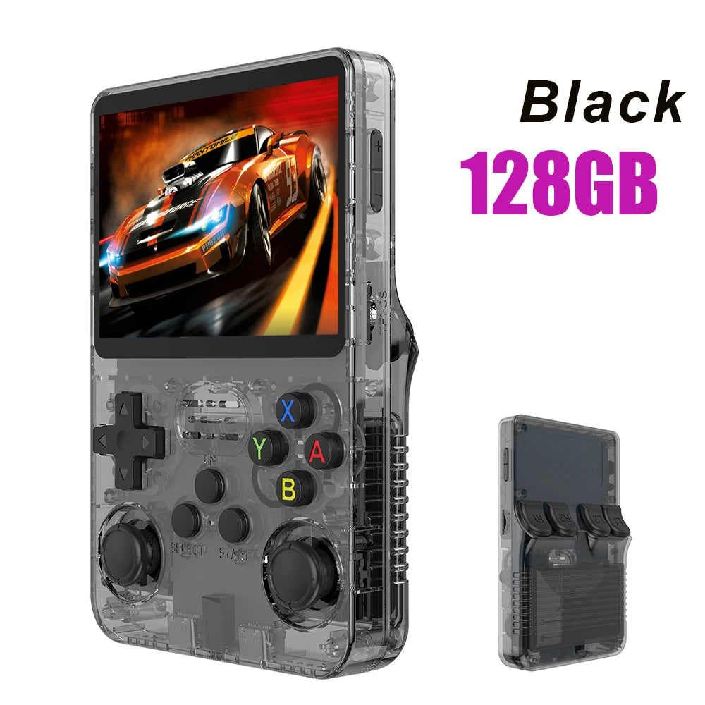 R36S Retro Handheld Video Game Console – 3.5" IPS Screen, 64GB, Linux System