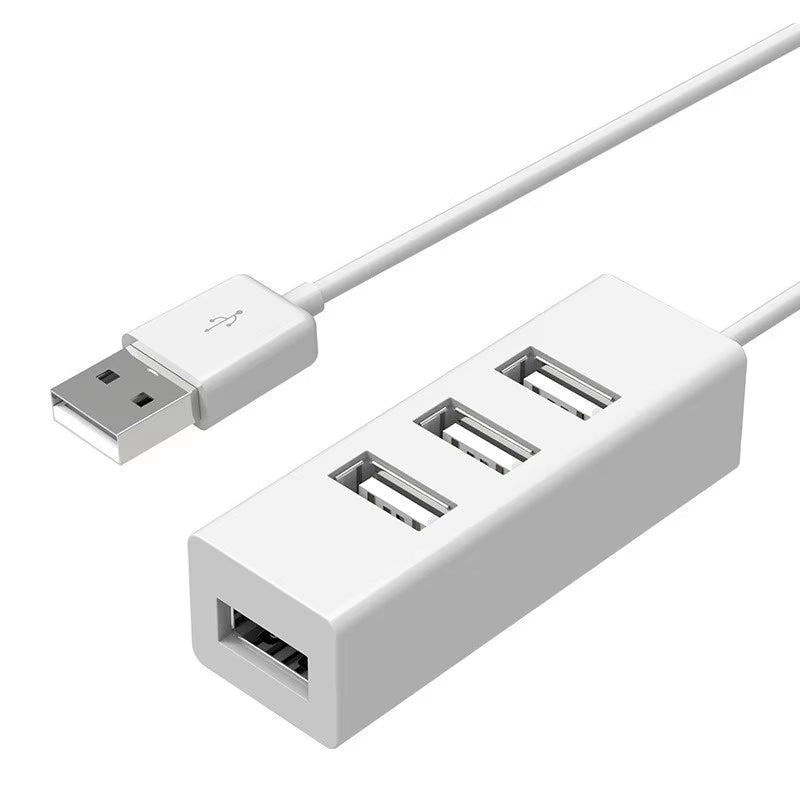 Hub USB Multi 2.0 Hub USB Splitter Power Adapter High Speed 4 Port All in One for PC Windows Computer Accessories