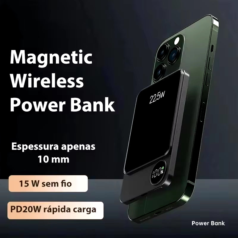 Wireless Power Bank Magnetic 100000Mah Portable Powerbank Type C Fast Charger for Iphone Xiaomi Samsung All Magsafe Series Phone
