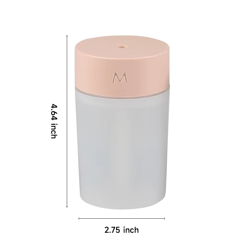 Mini Ultrasonic Air Humidifier Portable USB Aroma Diffuser Car Essential Oil Humidifier Home Scent Diffuser with LED Lights