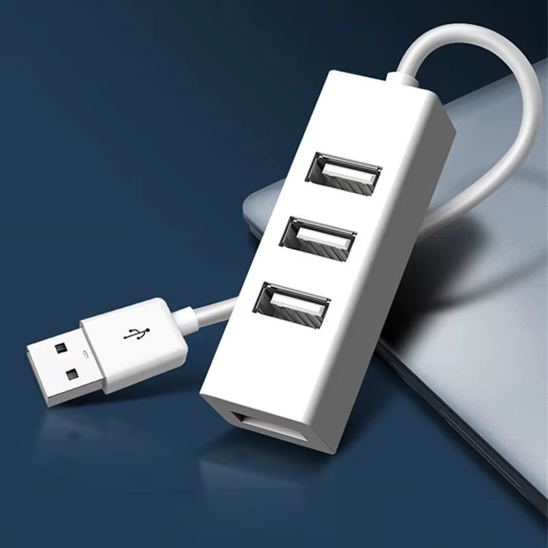 Hub USB Multi 2.0 Hub USB Splitter Power Adapter High Speed 4 Port All in One for PC Windows Computer Accessories
