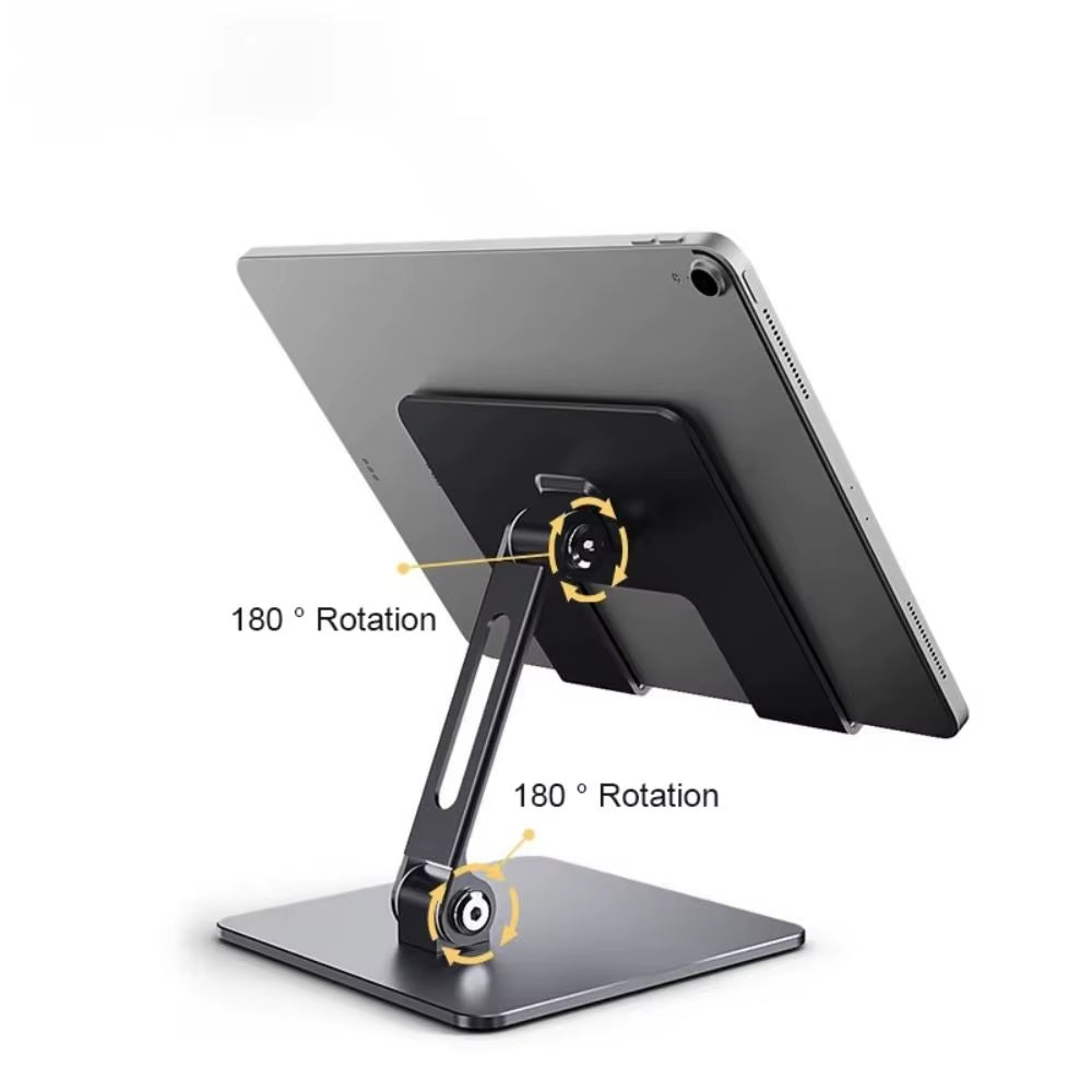 Practical anti Slip Tablet Stand Holder Foldable Adjustable Tablet Bracket Multifunctional 180° Rotating Phone Holder