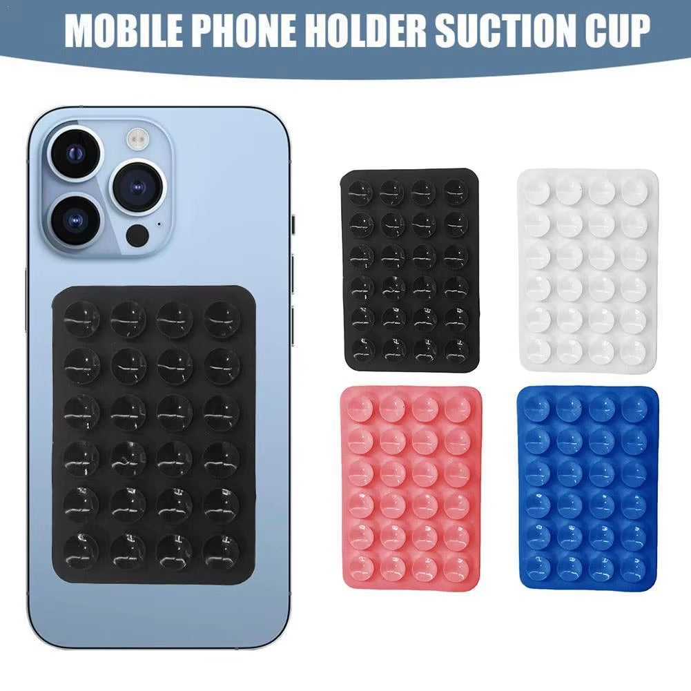 Silicone Suction Cup Easy Operate Space-Saving Stable Reliable Portable Design Support a Variety of Mobile Phones Macsafe