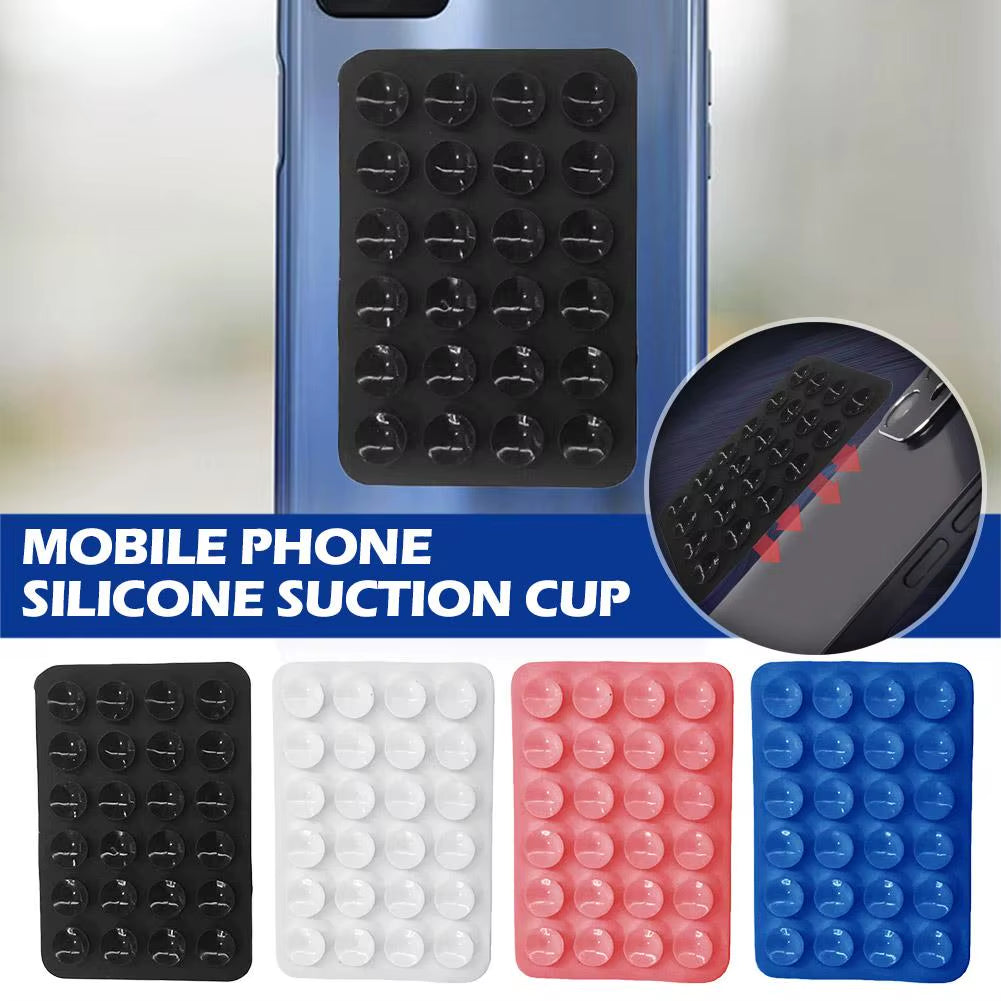 Silicone Suction Cup Easy Operate Space-Saving Stable Reliable Portable Design Support a Variety of Mobile Phones Macsafe
