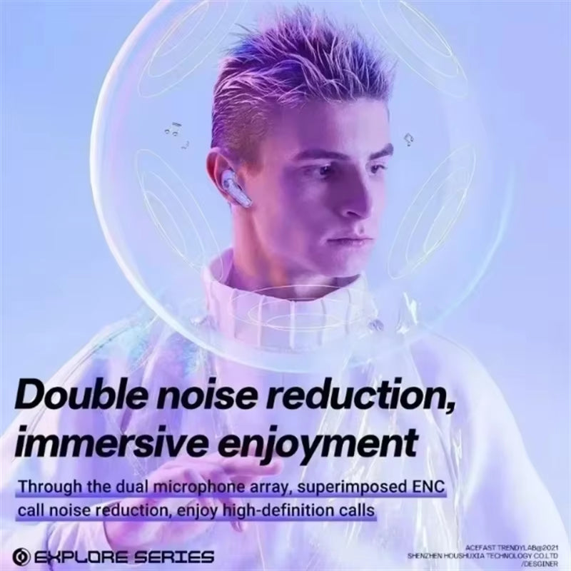 T8 TWS Wireless Bluetooth Headset Wireless Headphones Sport Gaming Headset Noise Reduction Earbuds Bass Touch Control for Phones