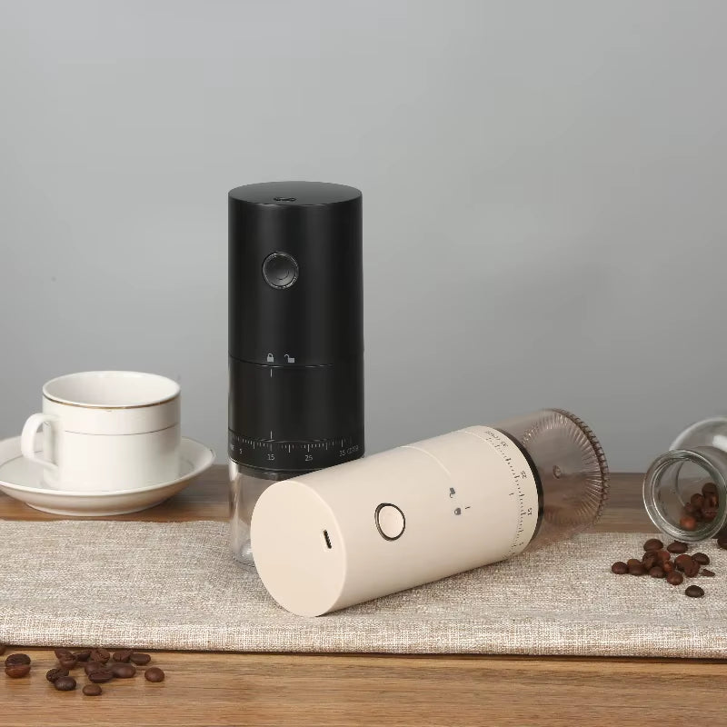 USB Rechargeable Electric Coffee Grinder 1500Mah Mixer Grinder Coffee Bean Grinder Kitchen Accessories