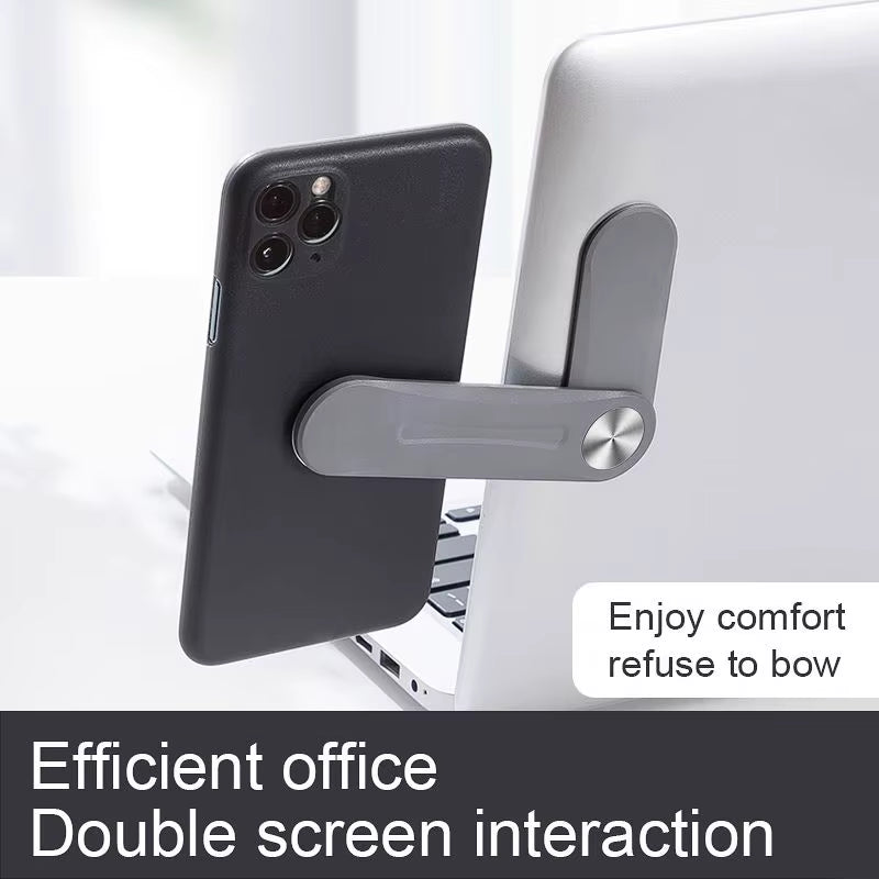 Mount Computer Monitor Expansion Bracket Adjustable Phone Monitor Side Mount for Laptop or Desktop for Smartphone Connect Laptop