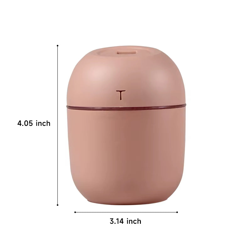 Mini Ultrasonic Air Humidifier Portable USB Aroma Diffuser Car Essential Oil Humidifier Home Scent Diffuser with LED Lights