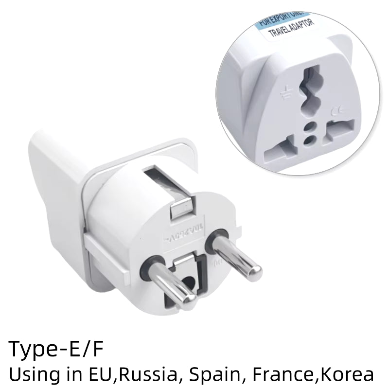 Universal AU UK US EU Plug Adapter US to EU Plug Converter Australian KR Euro Travel Adapter Power Electric Socket AC Outlet