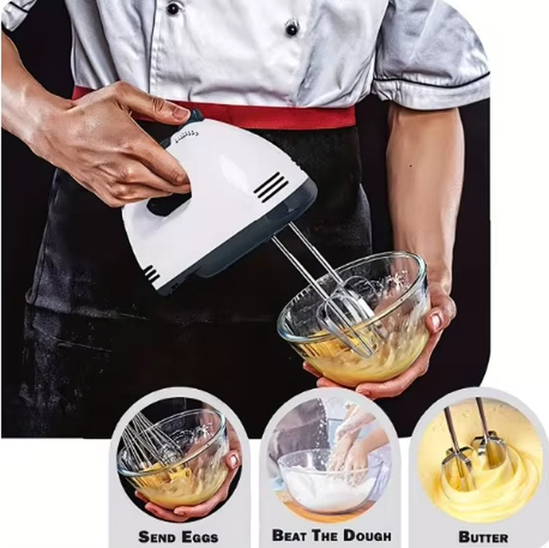 100W Electric Wireless Hand Mixer Kitchen Hand Blender 7 Speeds Portable Electric Food Mixer Hand Stirrer Home Appliances