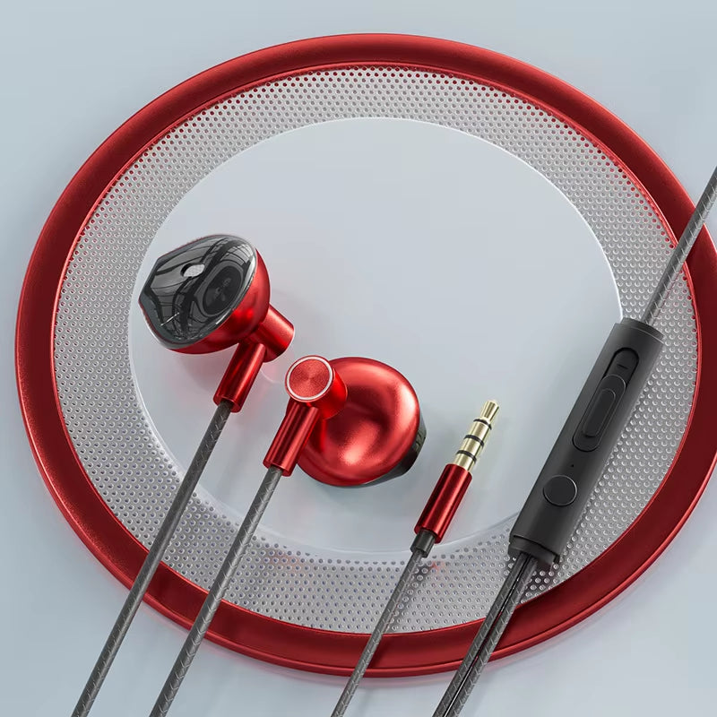 Original Wired for Xiaomi Piston Earphone Bass In-Ear Sport 3.5MM Headphone with Mic Headset for Phone Xiaomi Samsung Huawei